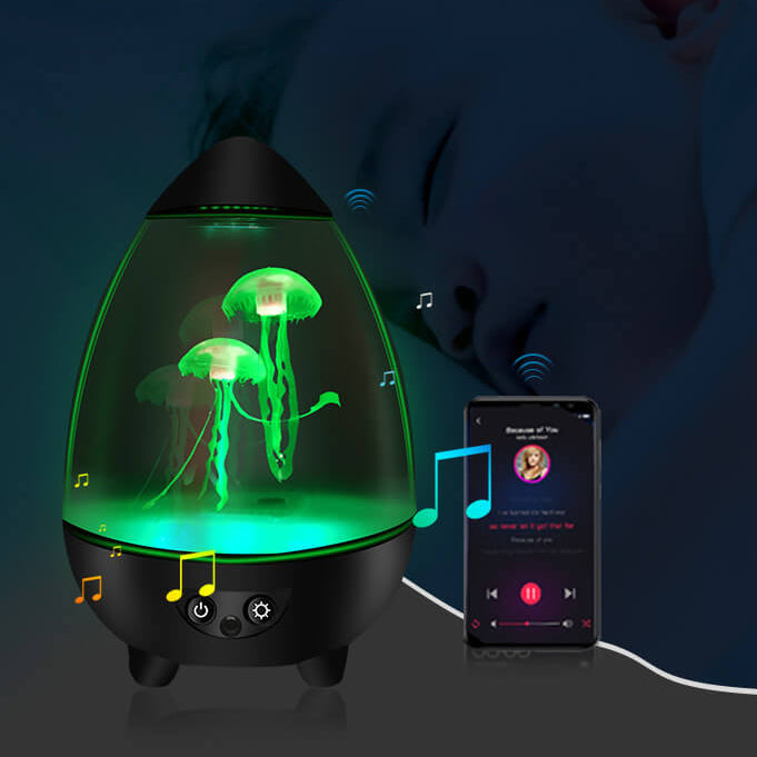 Eye Protection Jellyfish Design Table Lamp