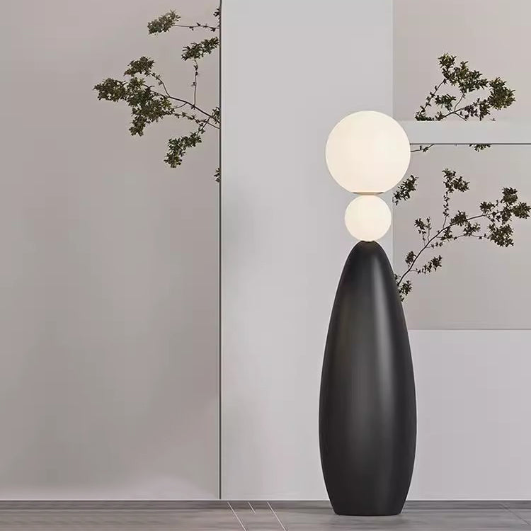 Gourd Shape Acrylic Resin Floor Lamp
