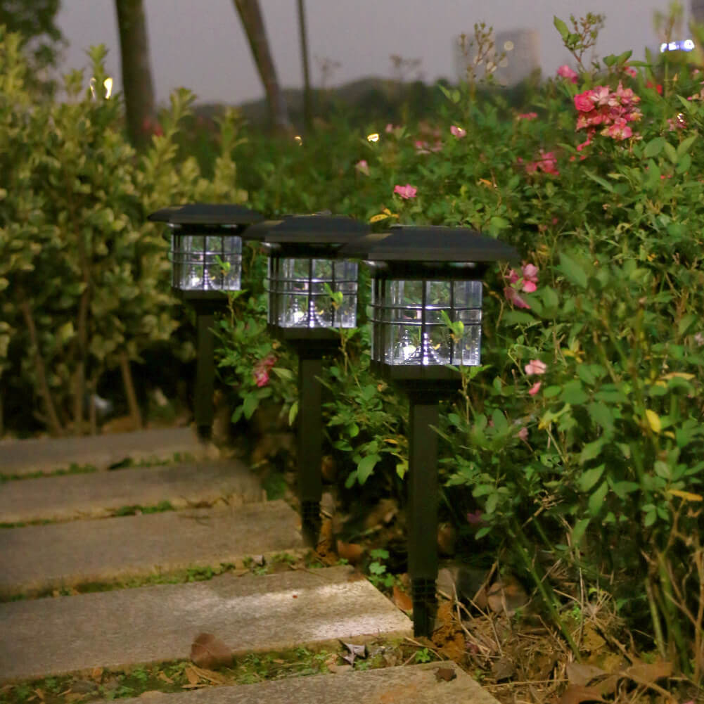 Square Lantern Lawn Ground Outdoor Light