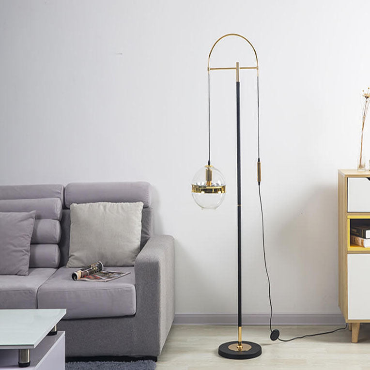 Fishing Rod Ball Iron Floor Lamp