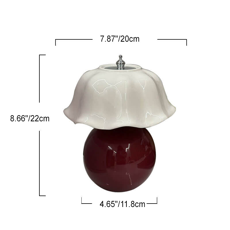 Decorative Floral Ceramic Table Lamp