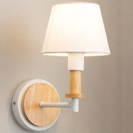 Wooden Tubular Wall Lamp