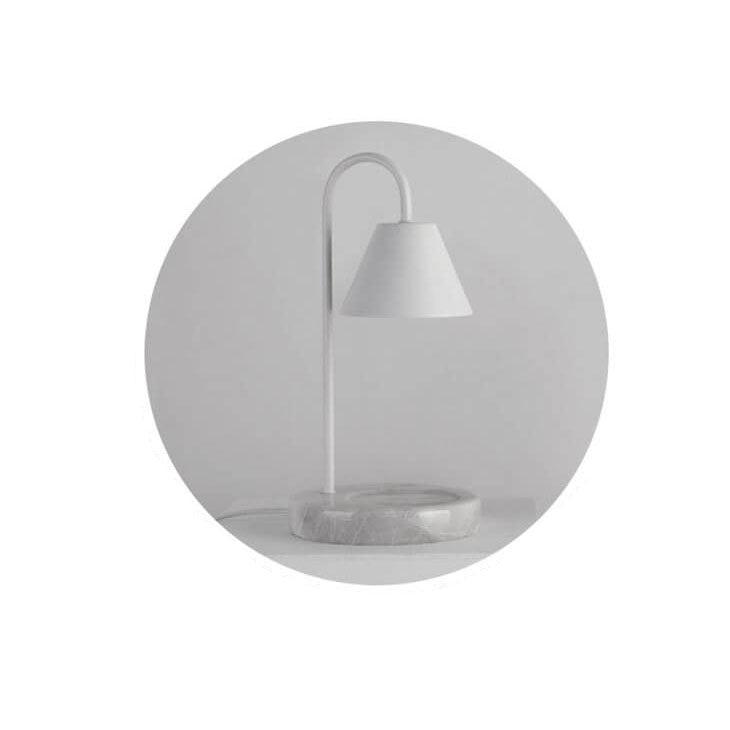 Solid Marble Cone Melting Table Lamp