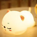 Lovely Cat Silicone Pat Table Lamp