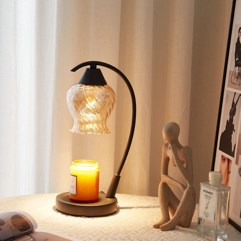 Iron Rose Melting Wax Table Lamp