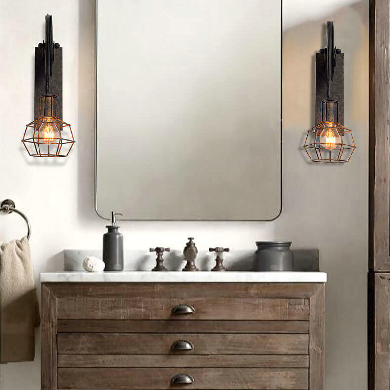 Pulley Iron Wall Lamp