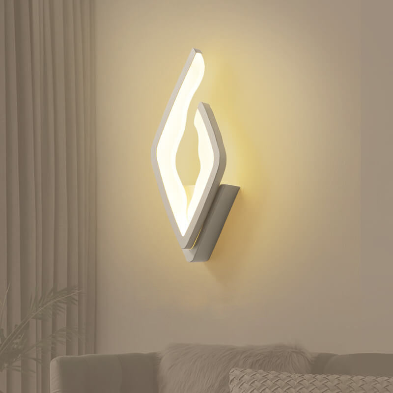 Acrylic Flame Design Wall Lamp