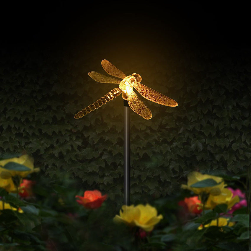 Solar Hummingbird Butterfly Dragonfly Outdoor Light