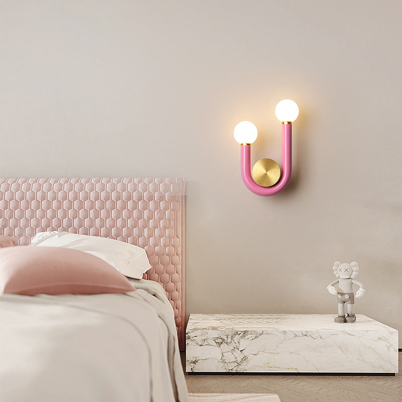 U-Shape Iron Aluminium Acrylic Wall Lamp