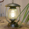Wrought Iron Glass Table Lamp