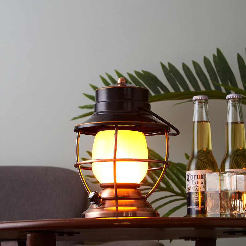 Farmhouse Rechargeable Iron Acrylic Table Lamp