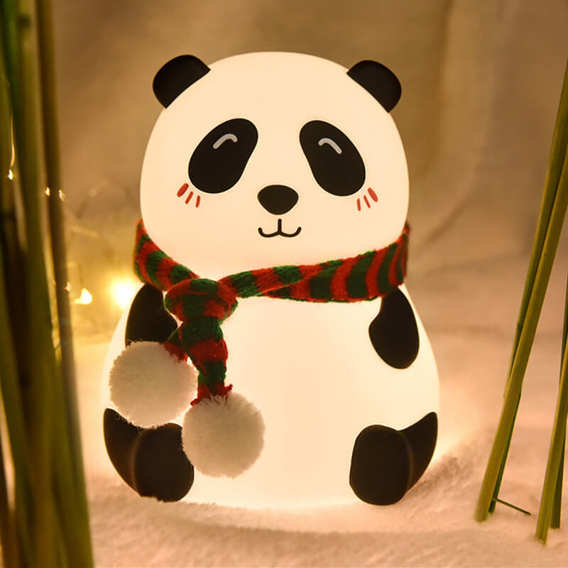 Childlike Cartoon Mini Panda Table Lamp