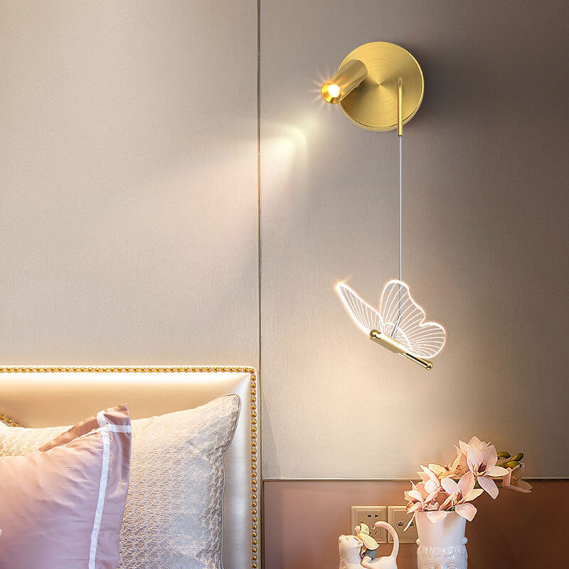 Butterfly Design Wall Lamp