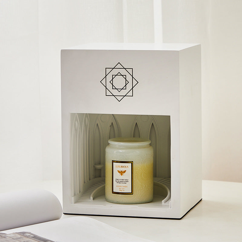 Square Resin Melting Wax Table Lamp