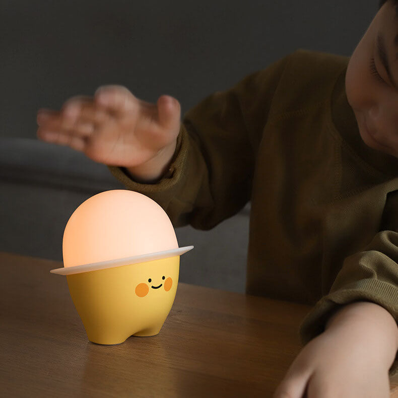 Cute Emoji Silicone Night Table Lamp