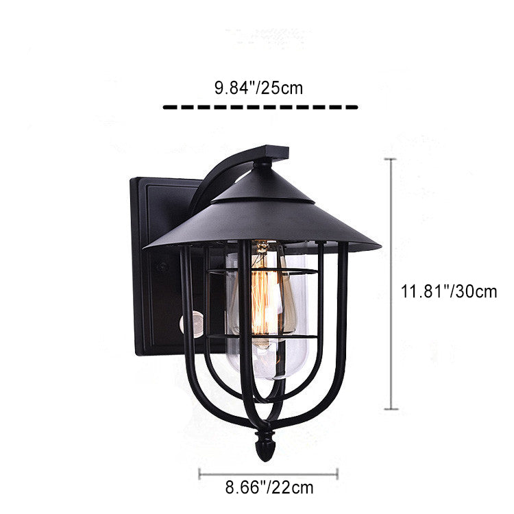 Iron Human Body Sensing Outdoor Light