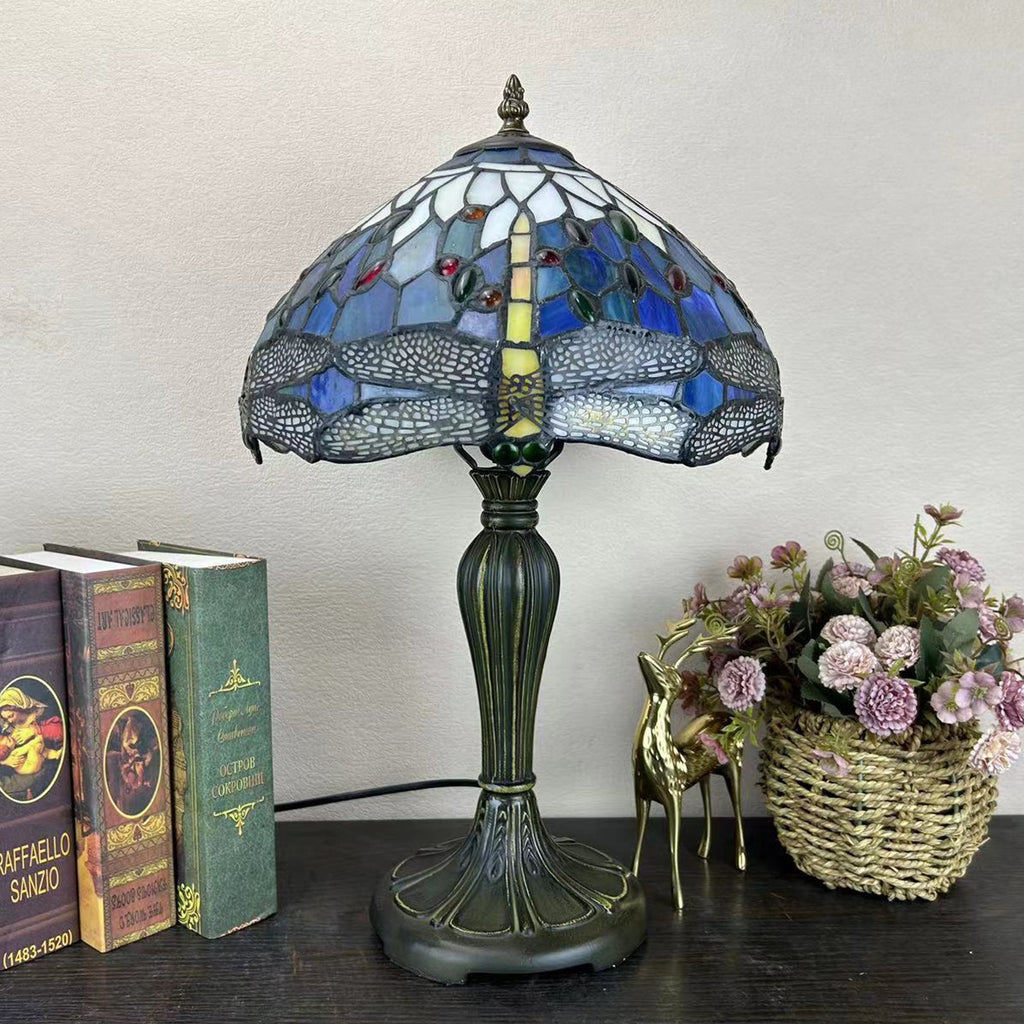 Round Dome Flower Alloy Table Lamp