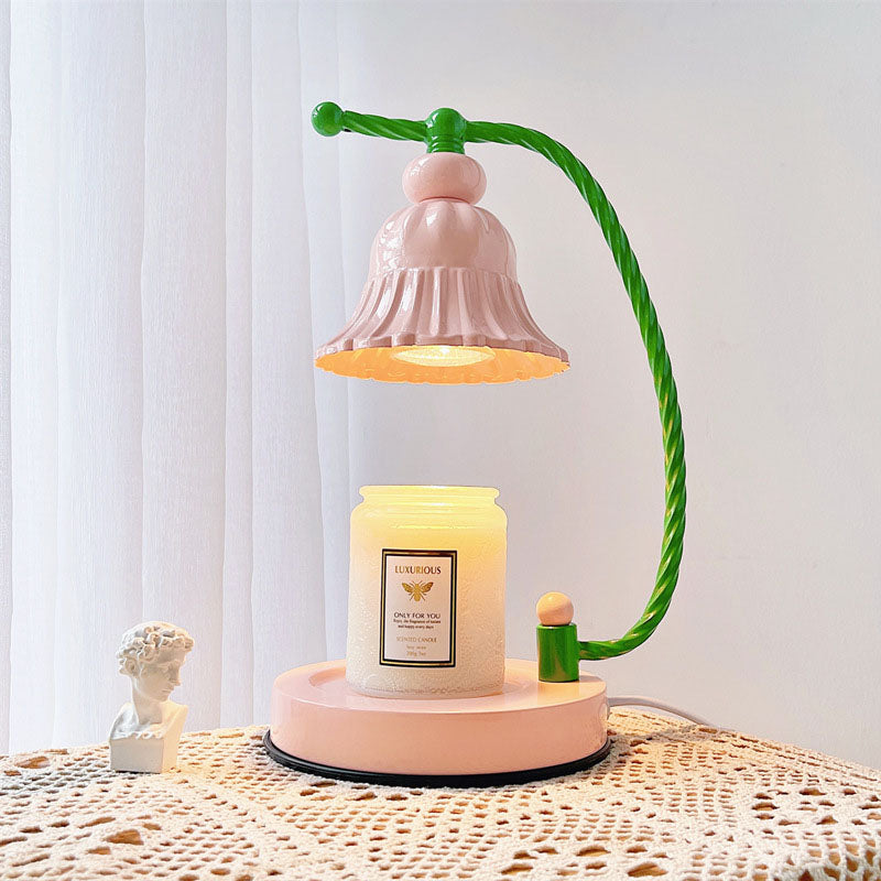 Hardware Flower Shape Melting Table Lamp