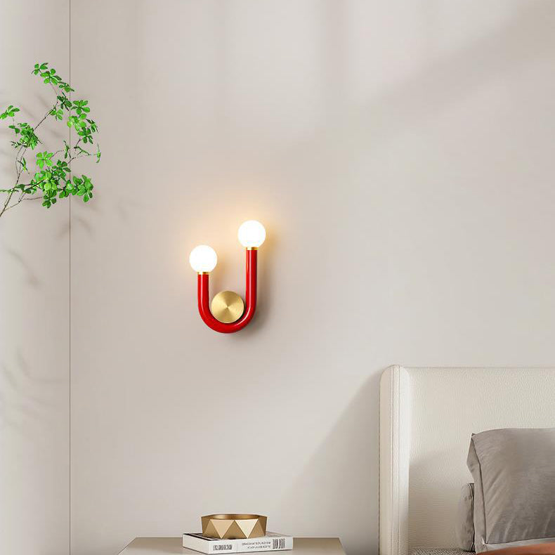 U-Shape Iron Aluminium Acrylic Wall Lamp