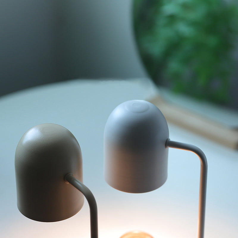 Iron Cylinder Melting Wax Table Lamp