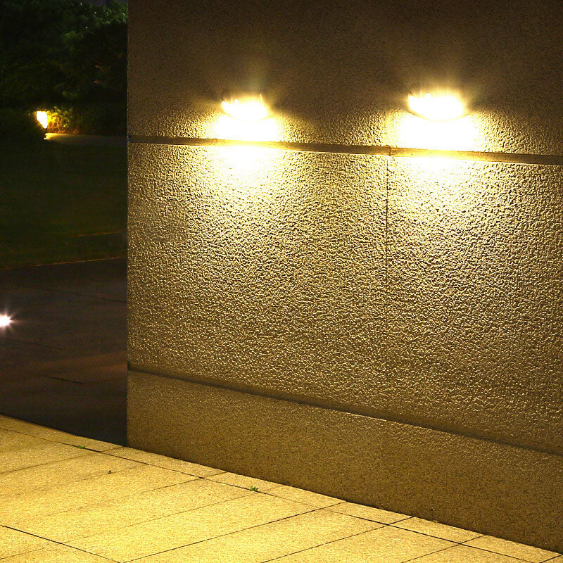 Copper Plastic Square Garden Outdoor Light