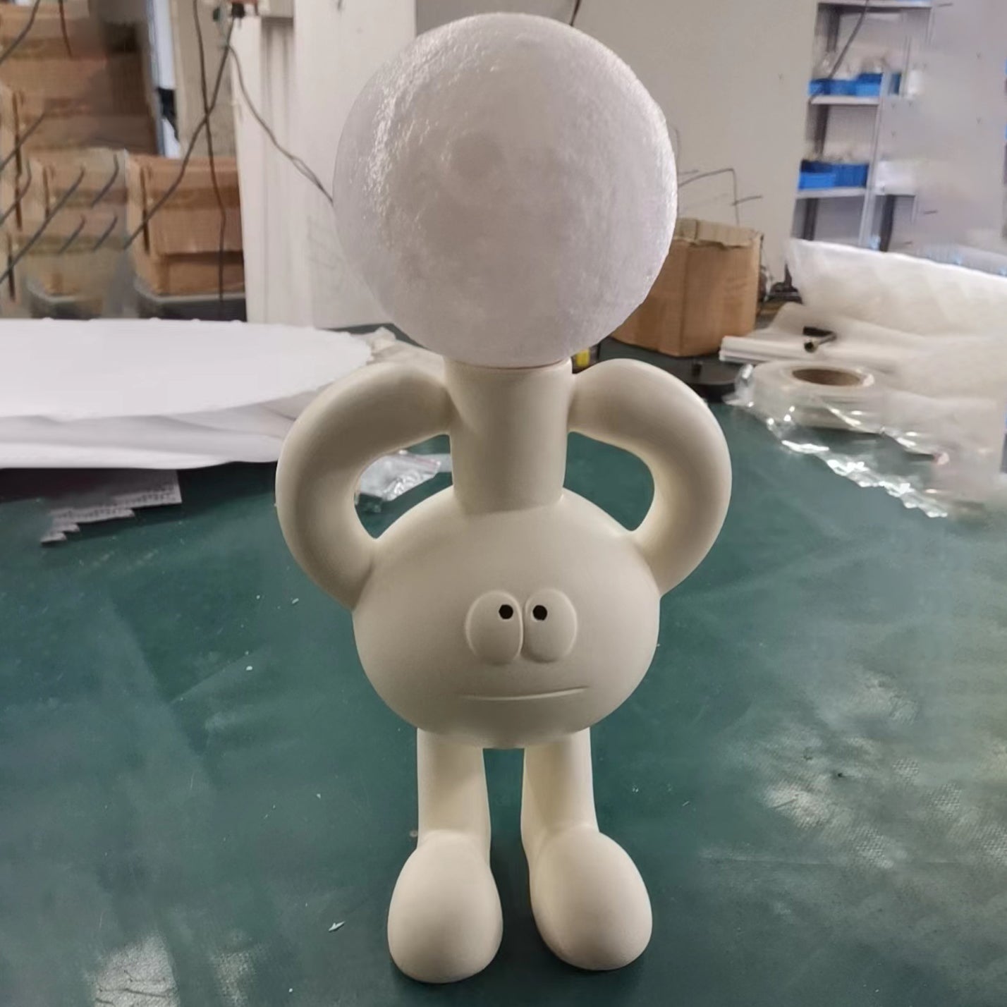 Resin Glass Ball Cartoon Table Lamp