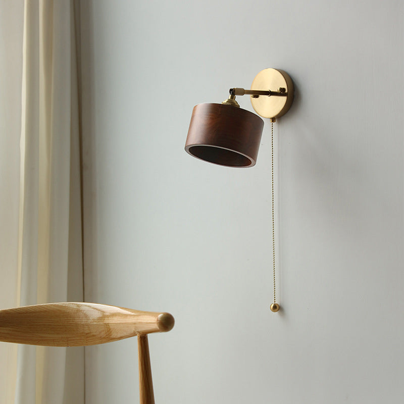 Round Cone Dome Copper Wall Lamp