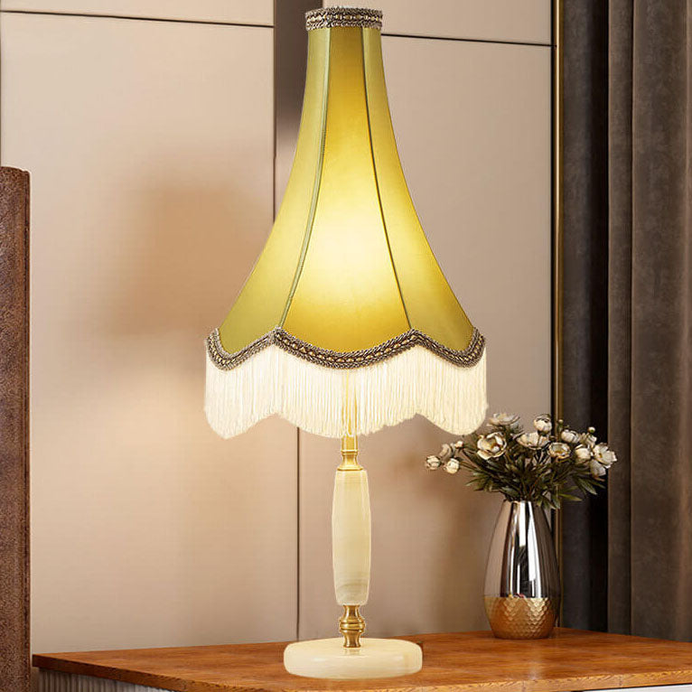 Court Tassel Copper Table Lamp