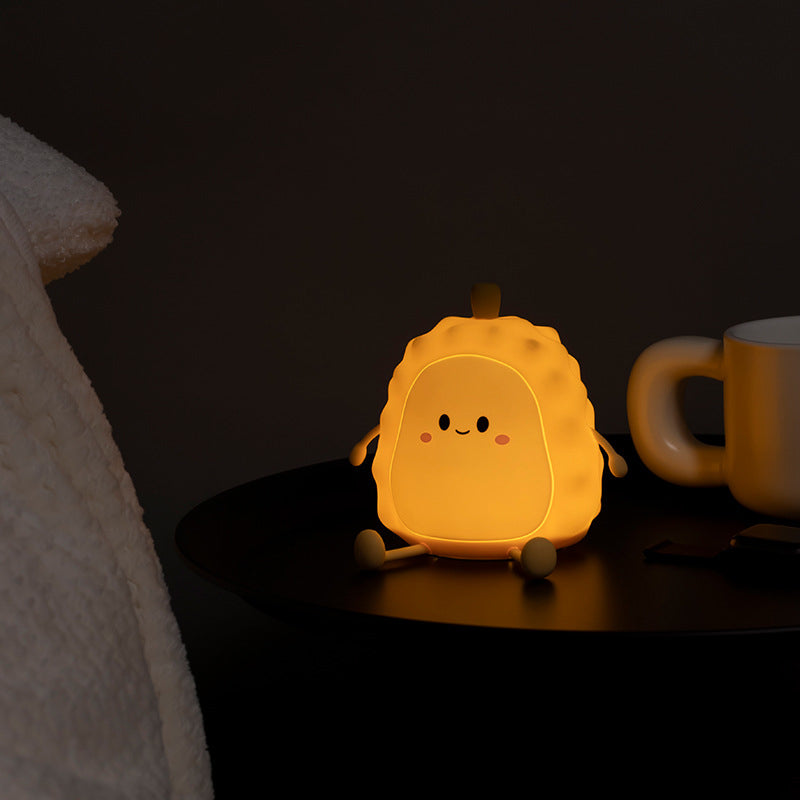 Silicone Cartoon Fruit Charging Table Lamp