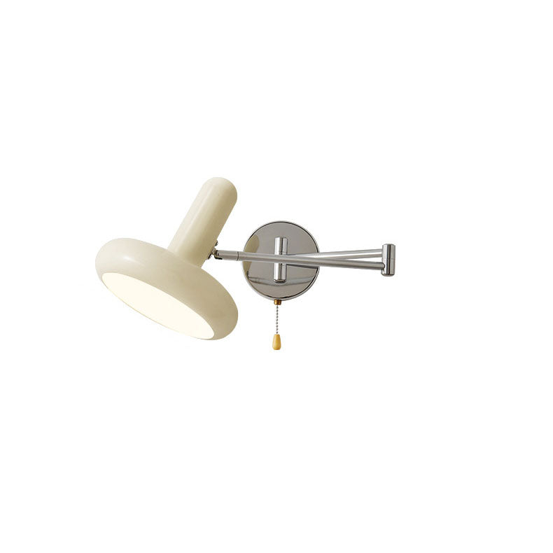 Retractable Swing Arm Iron Wall Lamp
