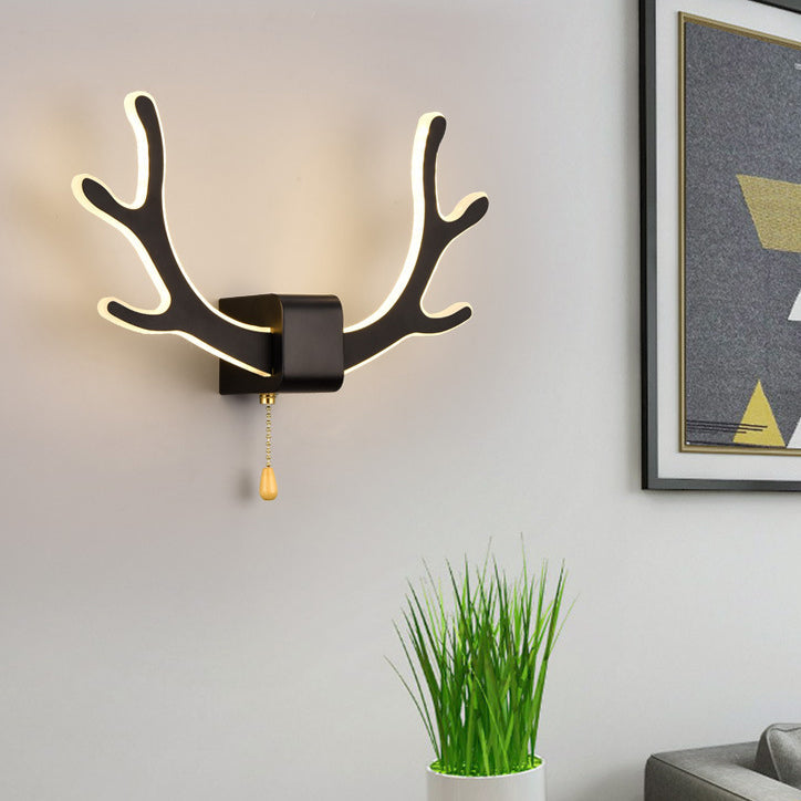 Acrylic Antler Shape Wall Lamp
