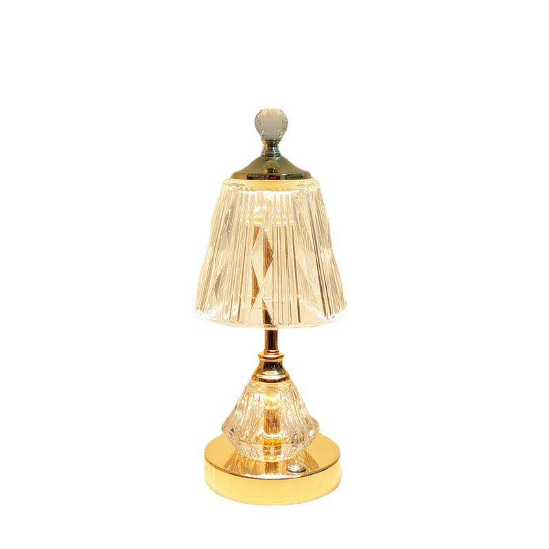 Crystal Glass Diamond Table Lamp