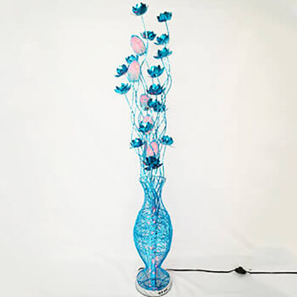 European Style Vase Flower Floor Lamp