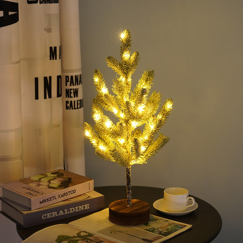 Christmas Decorative Cedar Needle Table Lamp