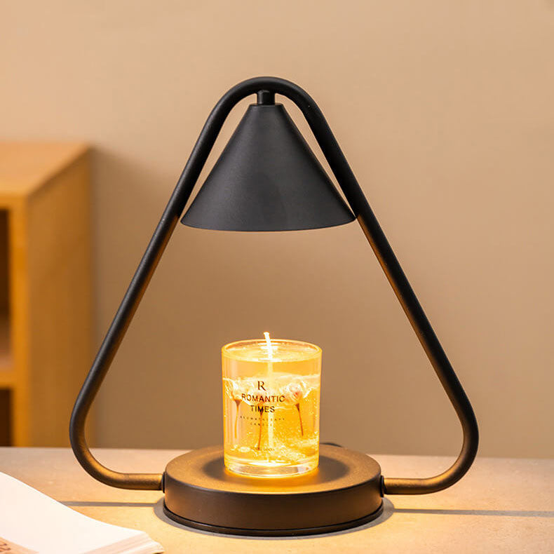Geometric Iron Melting Wax Table Lamp