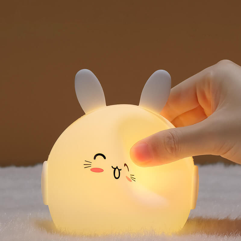 Cartoon Deer Rabbit Silicone Table Lamp