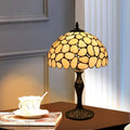 Pebbles Flower Stained Glass Table Lamp