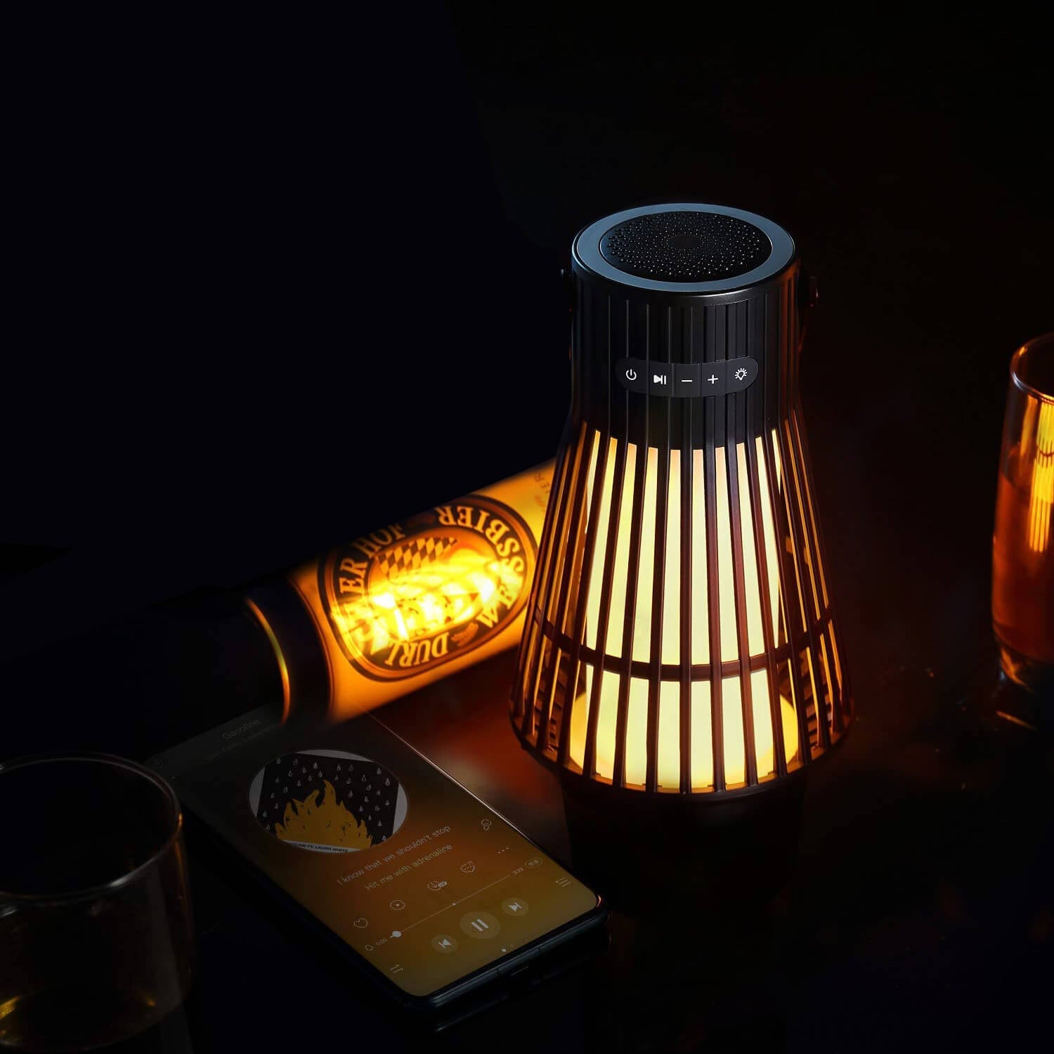 Plastic Hollow Bar Lampshade Outdoor Light