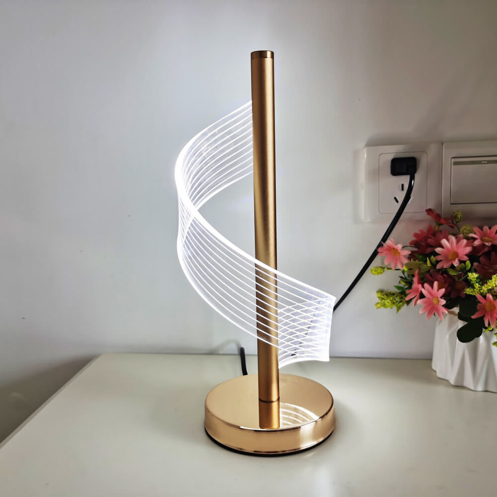 Acrylic Curve Table Lamp