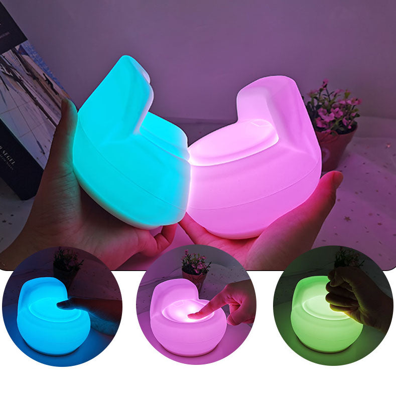 Silicone Sofa Shape Pat Table Lamp