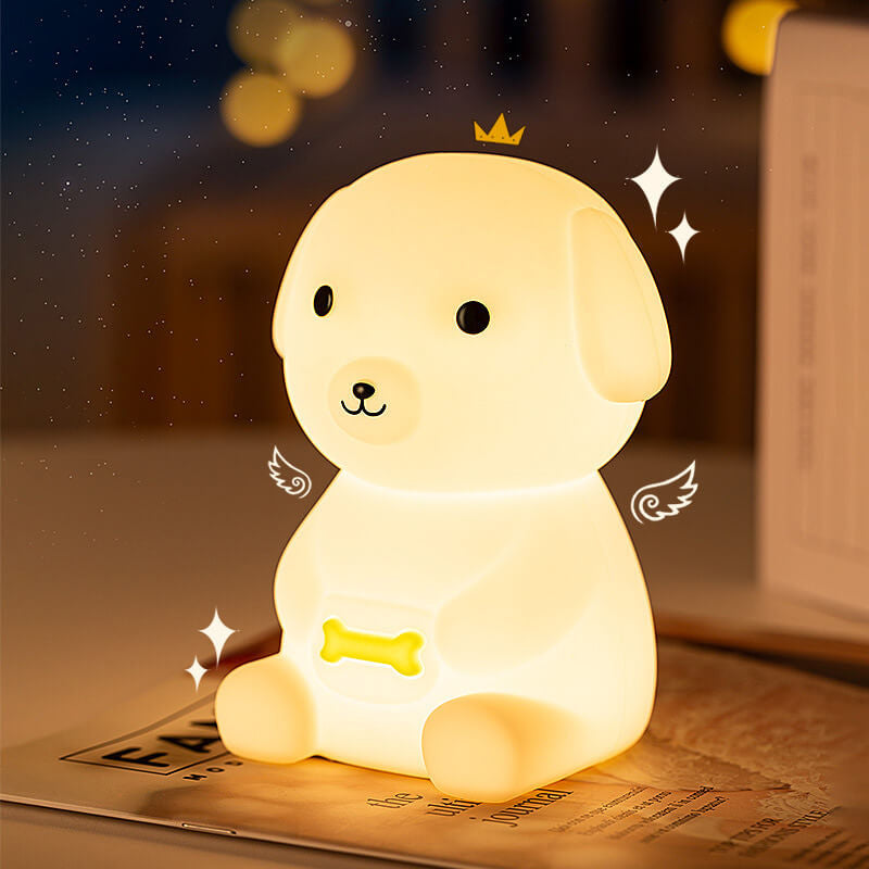 Silicone Puppy Night Table Lamp