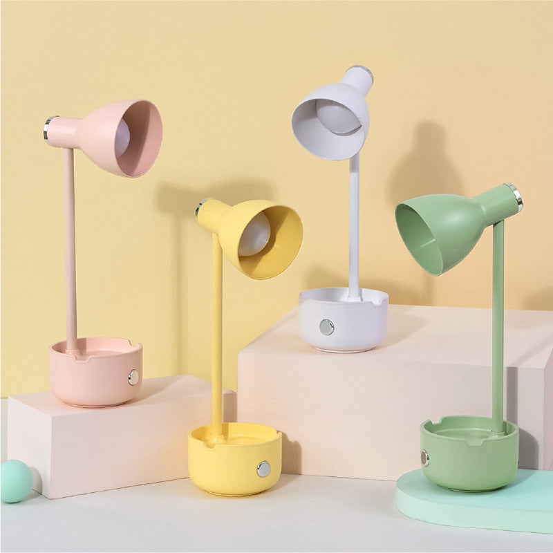 Round Horn Plastic ABS Table Lamp