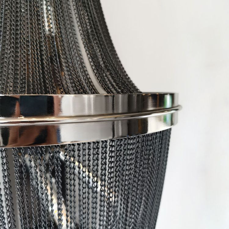 Aluminum Iron Tassel Sprocket 4-Light Wall Lamp