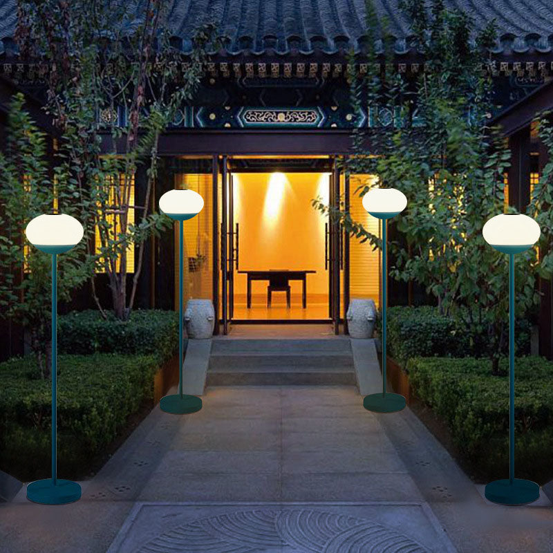 Solar Modern Minimalist Wrought Floor Lamp