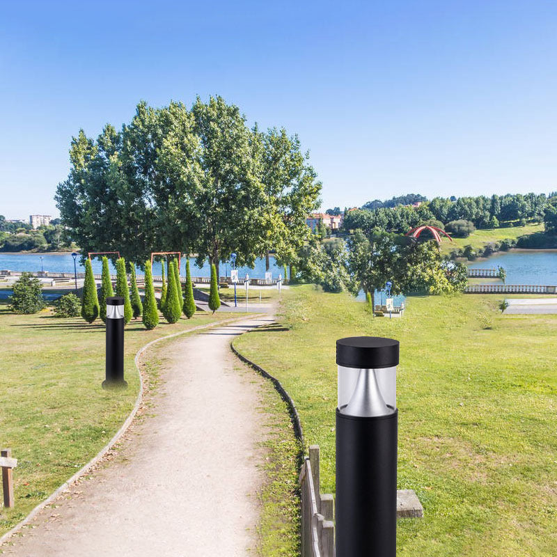 Contemporary Industrial Aluminum Column Outdoor Light