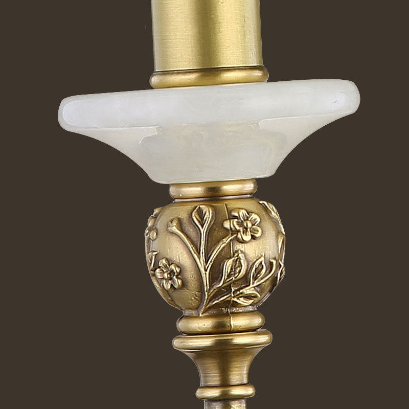 Provincial Fabric Cone Copper 2-Light Wall Lamp