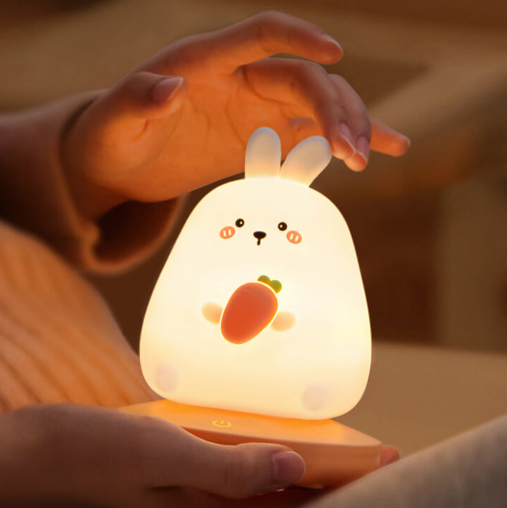 Silicone Animal Rechargeable Night Table Lamp