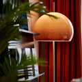 Contemporary Retro Mushroom Hardware 2-Light Floor Lamp