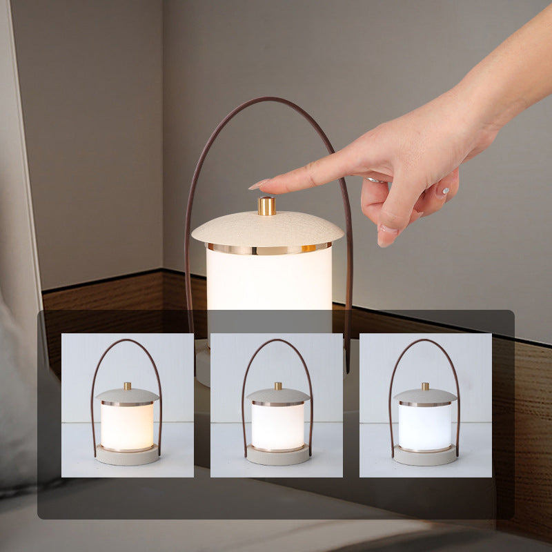 Portable Imitation Leather Acrylic Outdoor Light