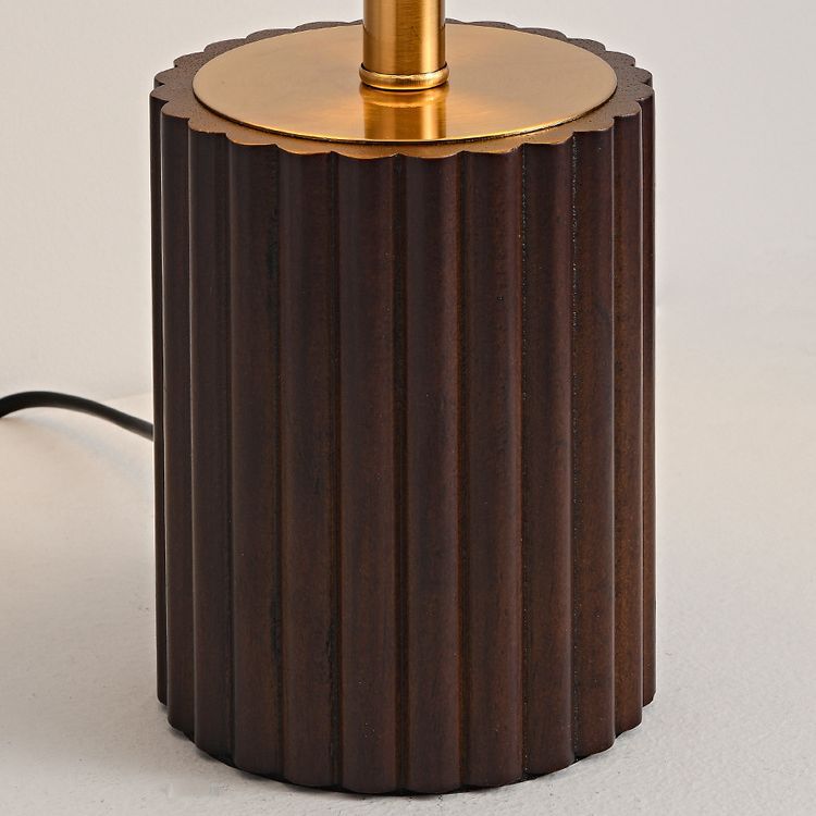 Round Cylinder Paper Rope Table Lamp